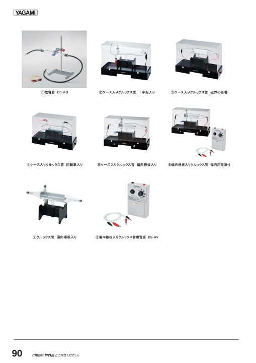 偏向極板入りクルックス管用電源 DS-HV-