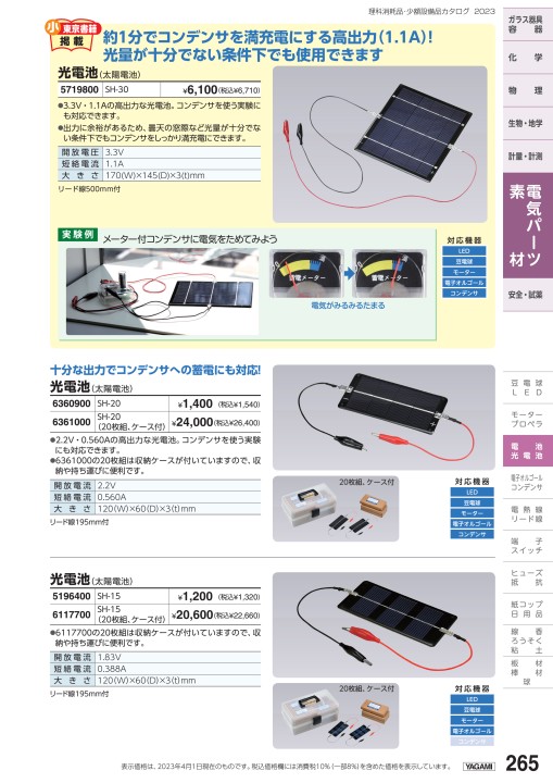 理科消耗品少額設備品カタログ2023